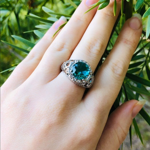 Jewelry - Vintage Alexandrite Gemstone 925 Sterling Silver